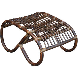 Sweet Living Rattan Fußhocker - 46x58xH33 cm