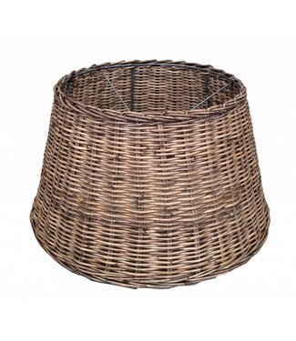 Sweet Living Rattan Lampenschirm Rund (Stehlampe) - Ø40xH23 cm