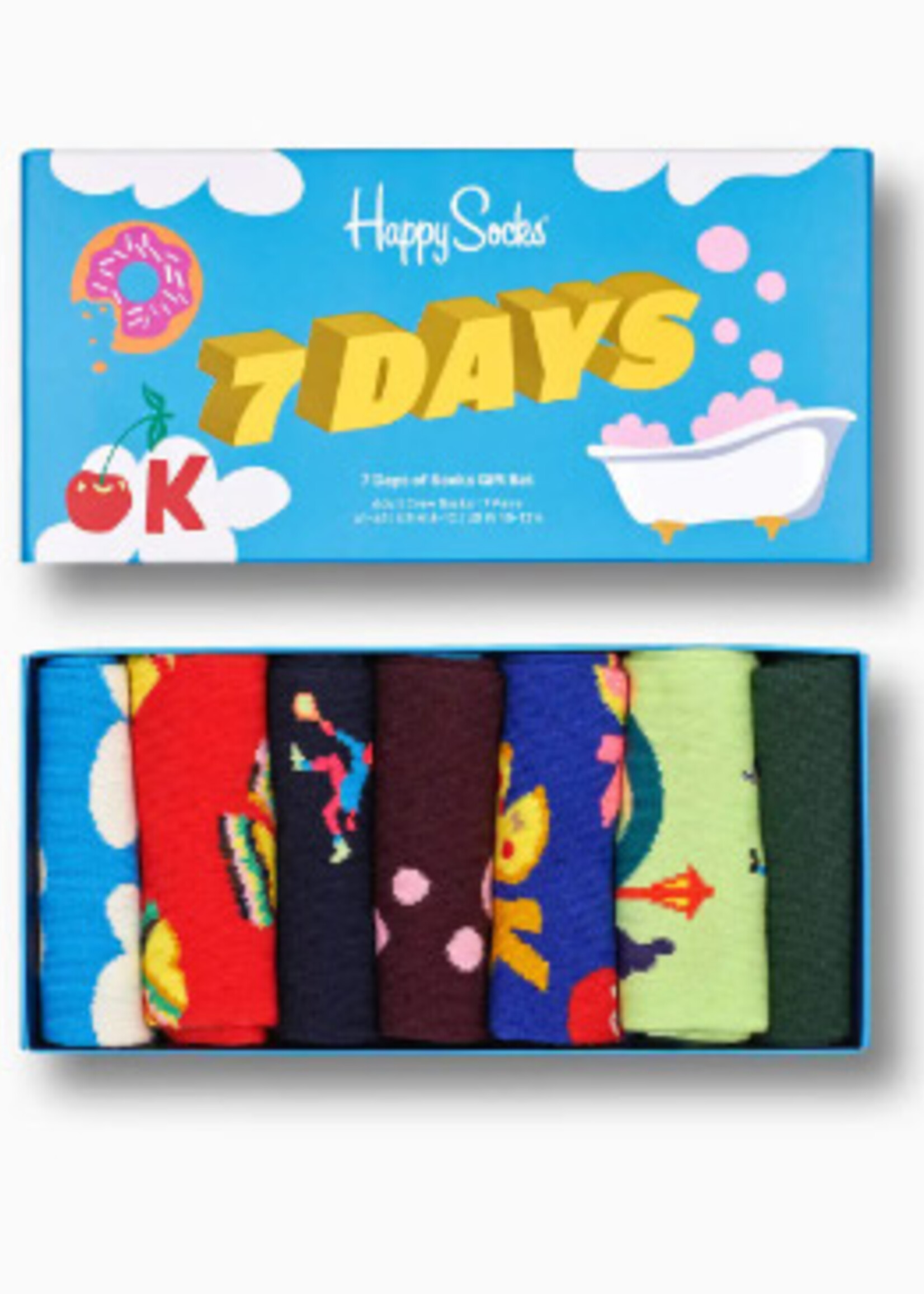 Happy Socks Happy Socks 7-Pack 7 Day Socks Gift Set