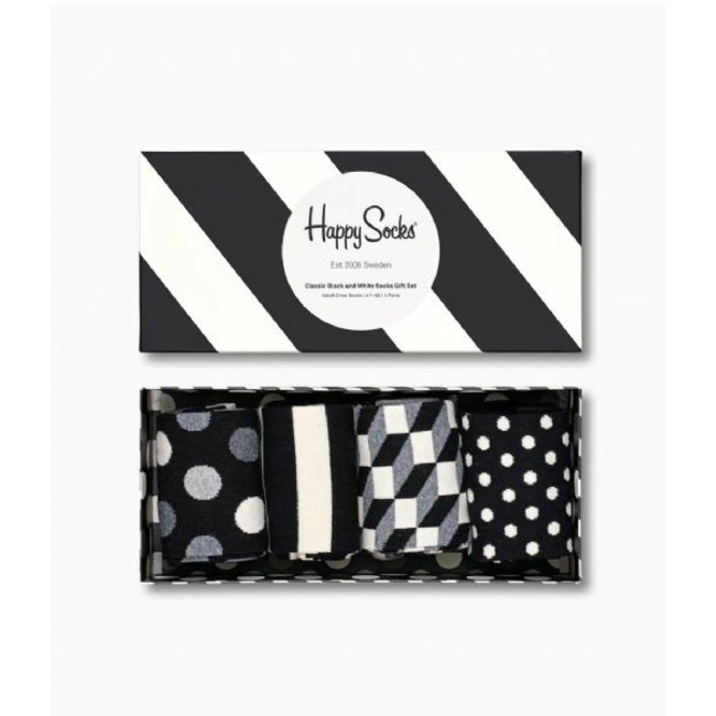 Happy Socks Happy Socks Black & White Gift Box