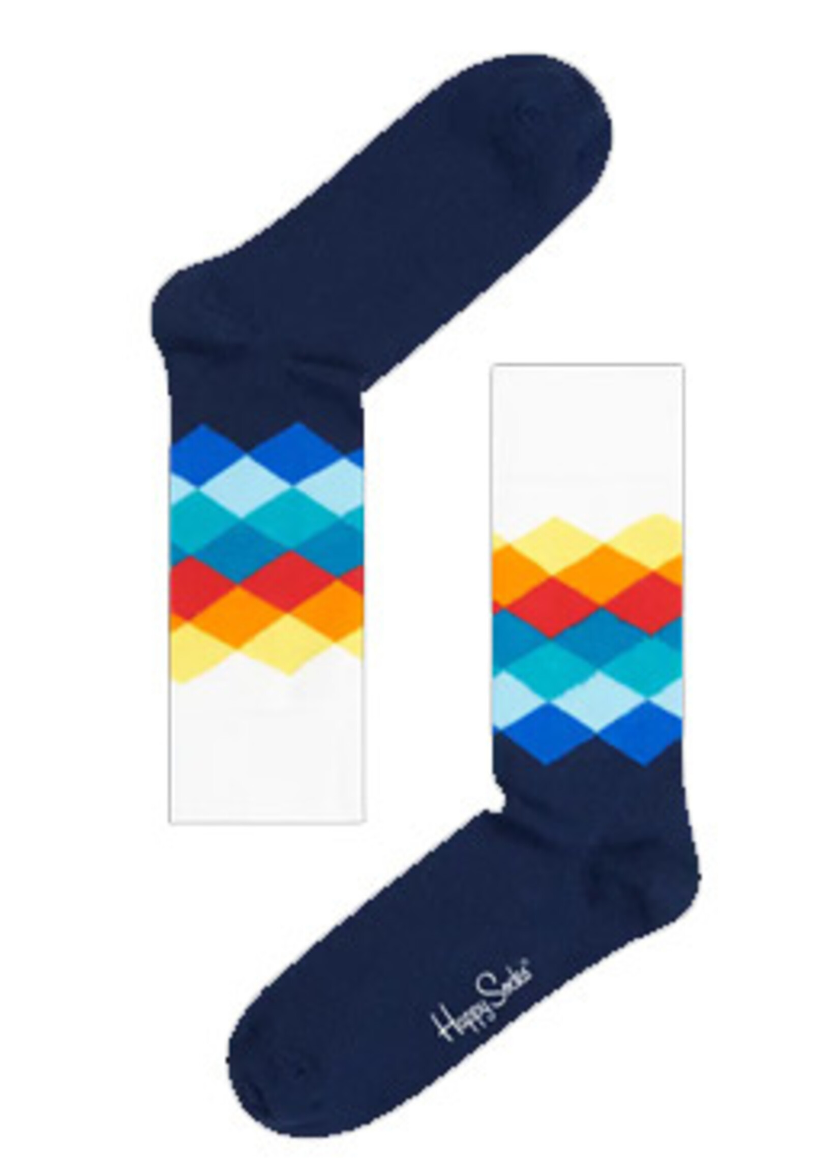 Happy Socks Happy Socks Faded Diamond Sock