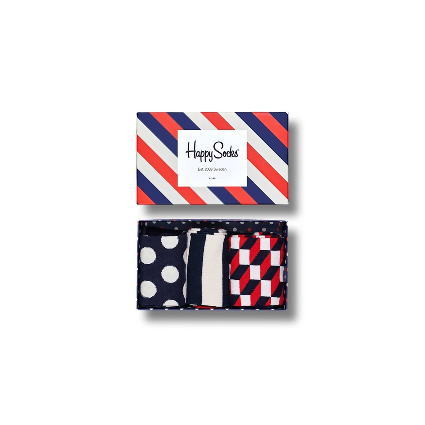 Happy Socks Happy Socks Classic Stripe gift box