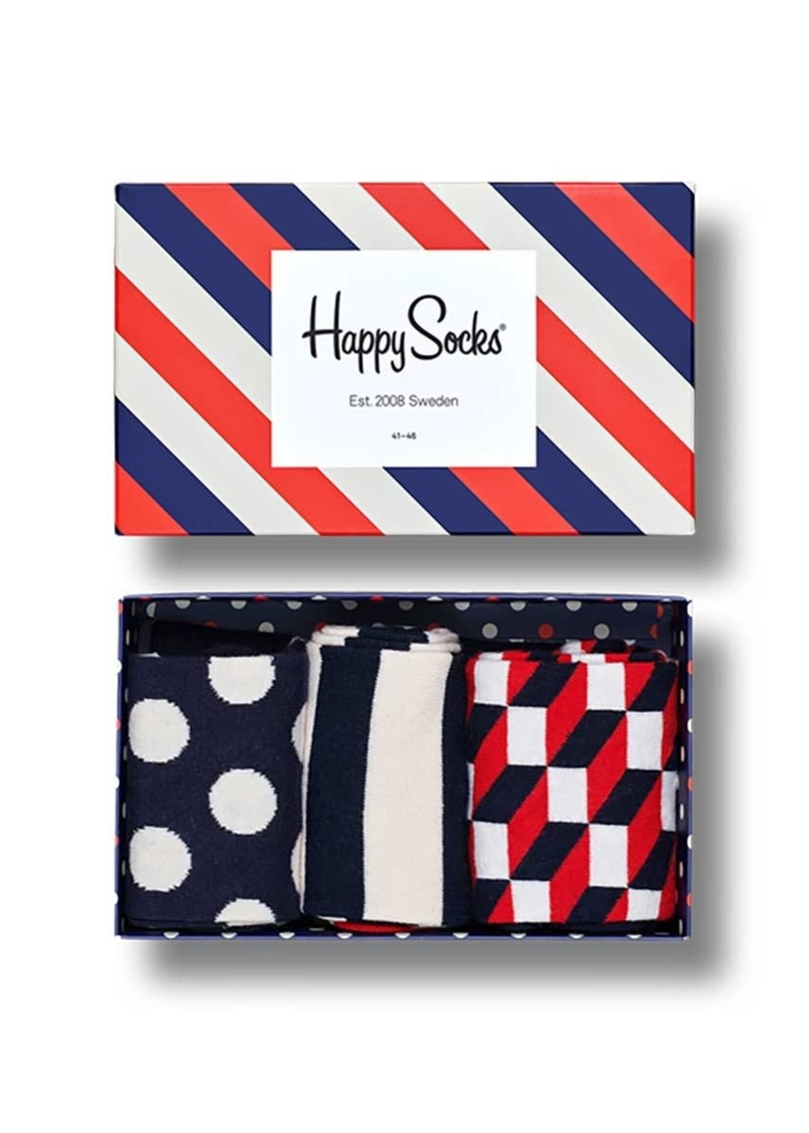 Happy Socks Happy Socks Classic Stripe gift box