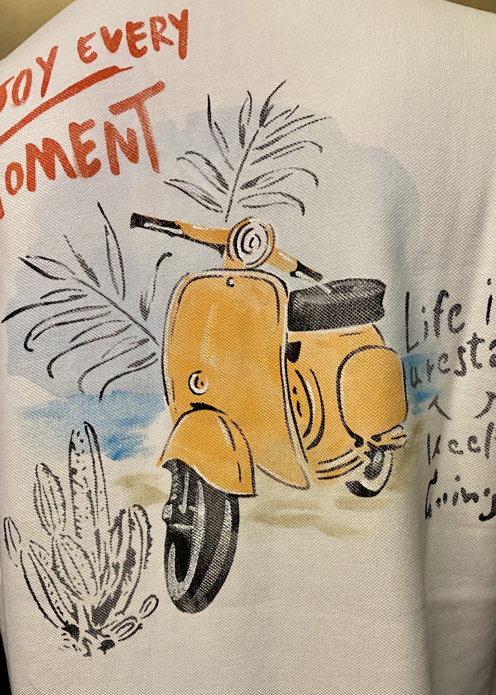BOB BoB Polo Uomo Dipinta a Mano