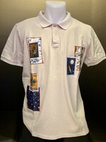 BOB BOB Polo Cotone Ricamata Sand