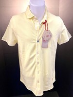 BOB Polo Stretch Ricamata Yellow