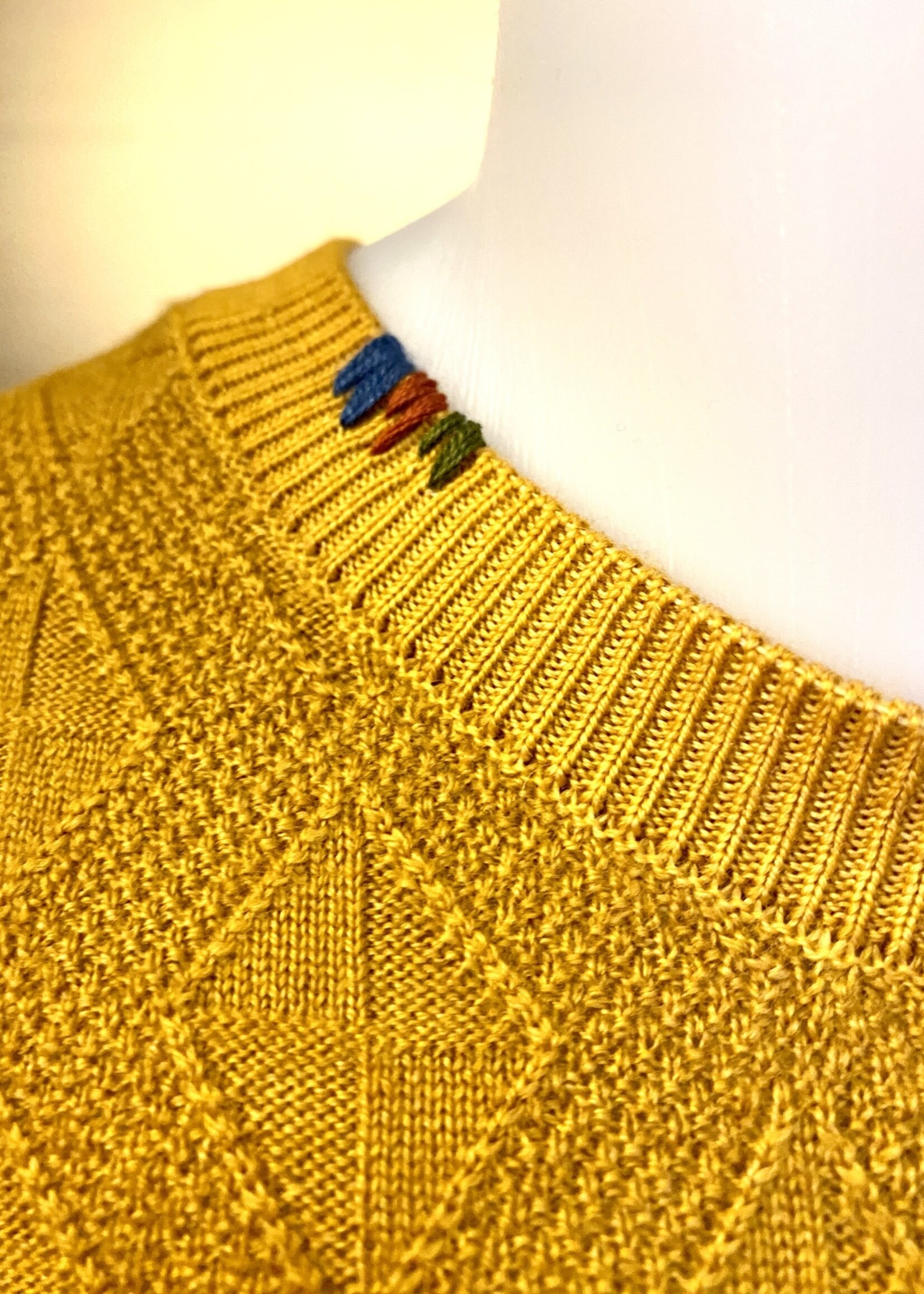 BOB BOB Girocollo Magliera Lana Punto Maglia Treccia