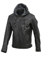 GUNS GUNS Titus Moto Biker Jacket Brown