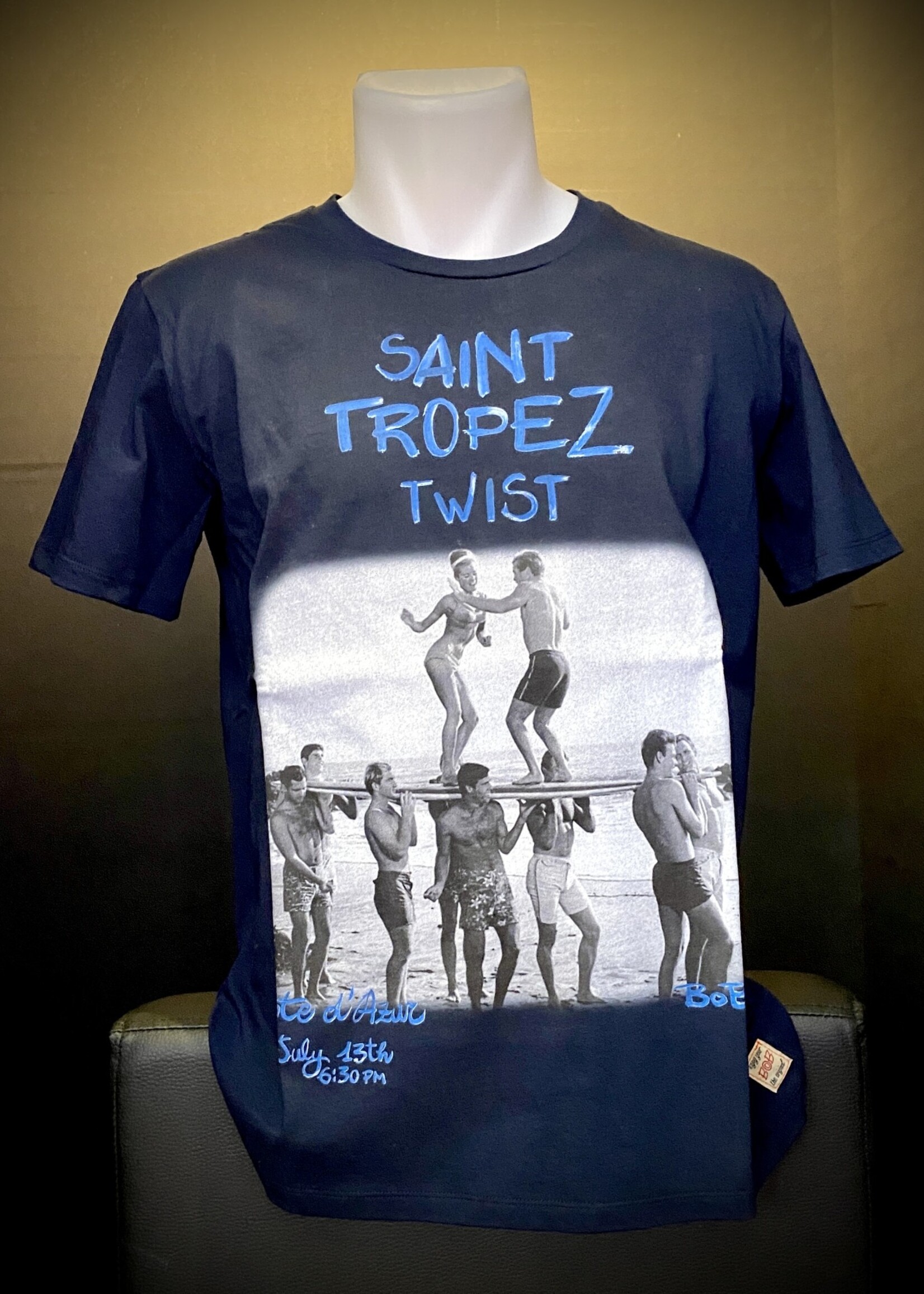 BOB BOB T-Shirt Cotono Stampa Summer