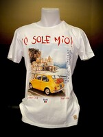 BOB BOB T-Shirt Jersey Stampata Gesso