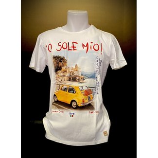 BOB BOB T-Shirt Jersey Stampata Gesso