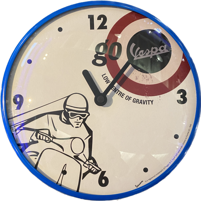 Retro Horloge Go Vespa