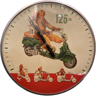 Lambretta Gadgets - Retro Horloge Lambretta 30cm