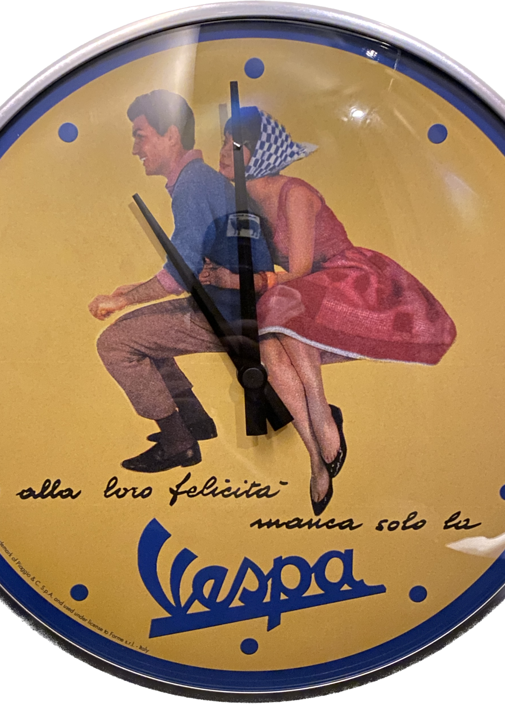 Vespa Gadgets Vespa Gadgets - Retro Horloge Felicita Vespa 30cm