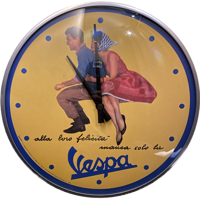 Vespa Gadgets - Retro Horloge Felicita Vespa 30cm