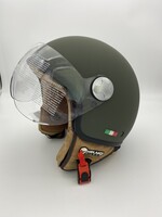 Helmo Helmo Milano Helmet - Vapensiero - green (brown elements)  S