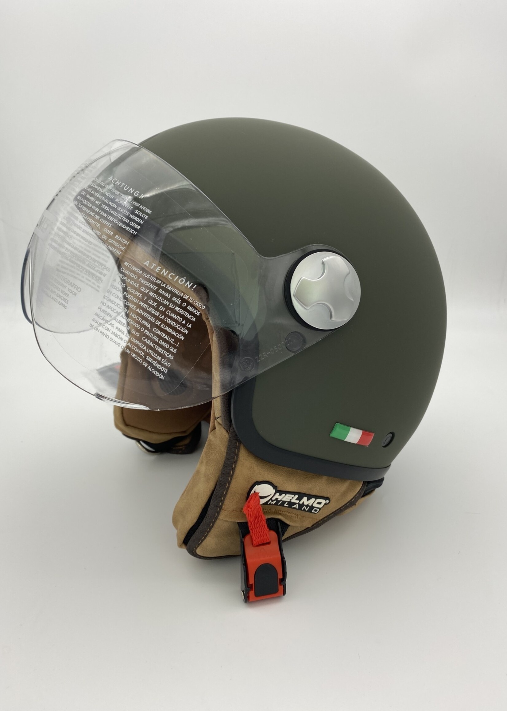 Helmo Helmo Milano Helmet - Vapensiero - green (brown elements)  S