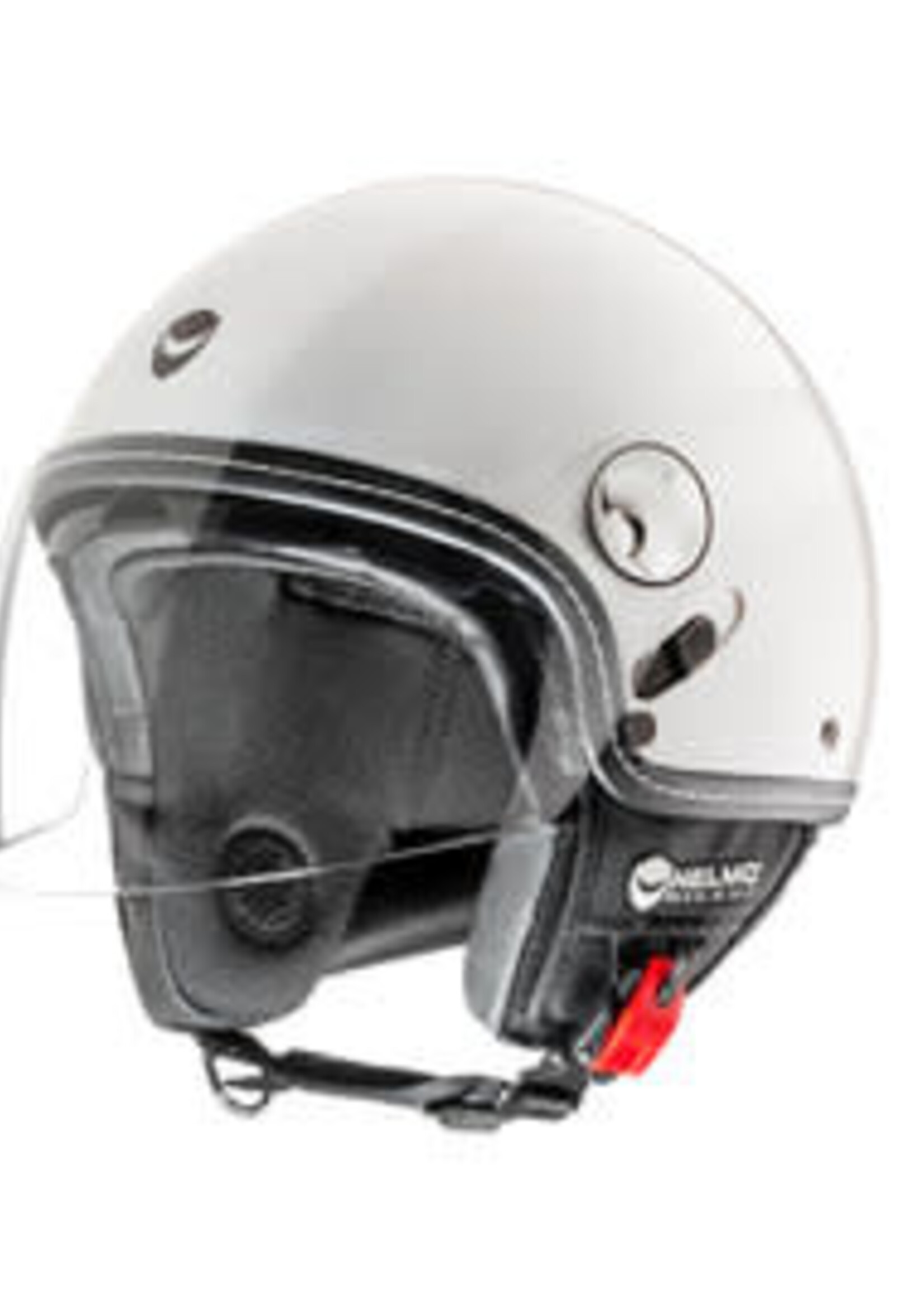 Helmo Helmo Milano Helmet - Eos - incl. sunvisor Pearl White (black elements)  XL