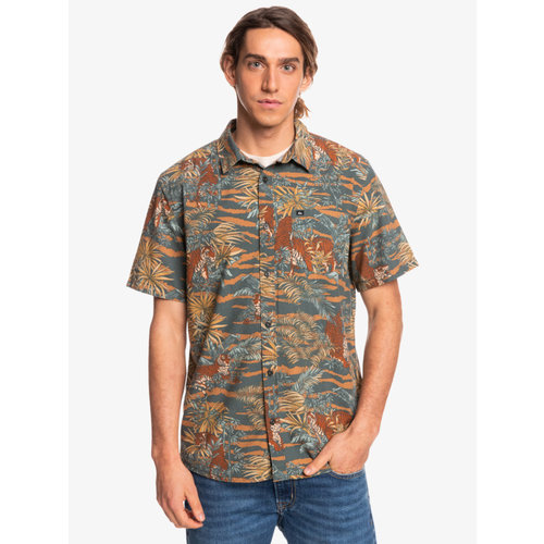 Quiksilver Tiger Tracks - Overhemd met Korte Mouw voor Heren Quiksilver Tiger Tracks - Overhemd met Korte Mouw voor Heren