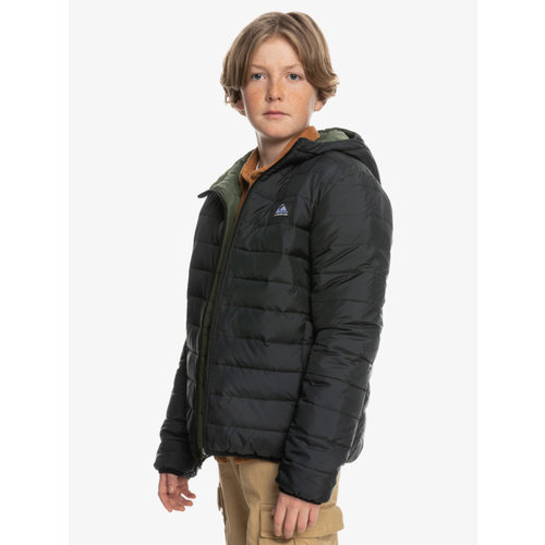 Quiksilver Scaly Rev - Reversible Hooded Puffer Jacket voor jongens 8-14 jaar Quiksilver Scaly Rev - Reversible Hooded Puffer Jacket voor jongens 8-14 jaar