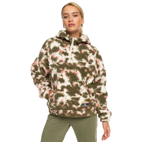 Roxy Like A Lucky Day - Sherpa Fleece Hoodie voor dames Roxy Like A Lucky Day - Sherpa Fleece Hoodie voor dames