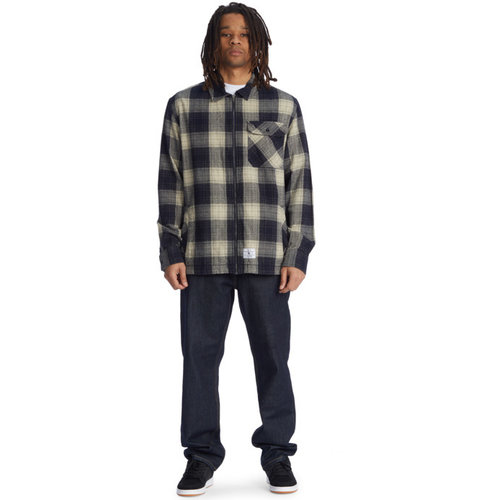 DC Shoes The Trapper - Long Sleeve Flannel Shirt met rits voor heren