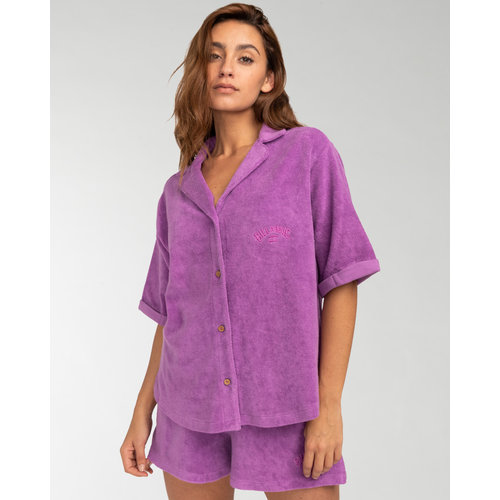 Billabong White Sands - Blouse met Korte Mouw voor Dames Billabong White Sands - Blouse met Korte Mouw voor Dames