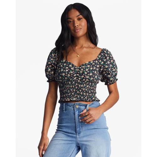 Billabong Love Song - Top met Pofmouwen voor Dames Billabong Love Song - Top met Pofmouwen voor Dames