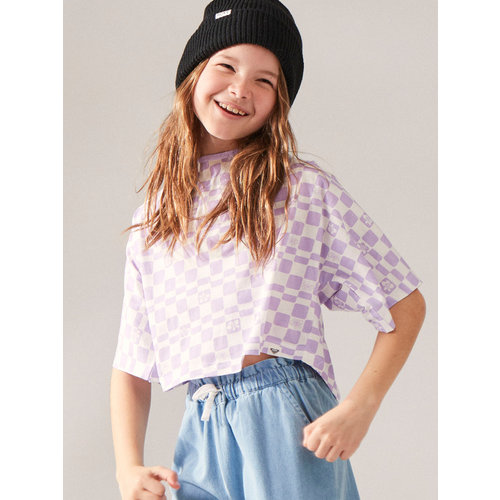 Roxy Set The Mood - Boxy T-shirt voor Meisjes 8-14 Roxy Set The Mood - Boxy T-shirt voor Meisjes 8-14
