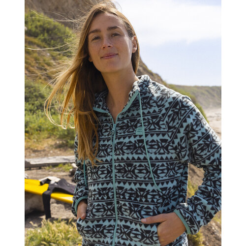 Billabong Boundary - Fleece met Col en Rits voor Dames Billabong Boundary - Fleece met Col en Rits voor Dames