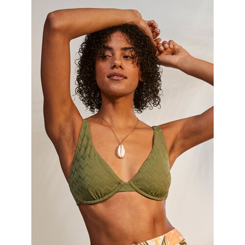 Roxy Current Coolness - Bikinitop met Beugels Cupmaat D voor Dames Roxy Current Coolness - Bikinitop met Beugels Cupmaat D voor Dames