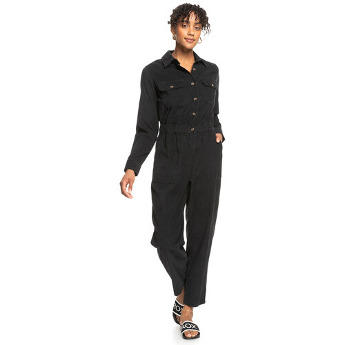 Roxy Read My Mind - Corduroy Jumpsuit met Lange Mouw voor Dames Roxy Read My Mind - Corduroy Jumpsuit met Lange Mouw voor Dames