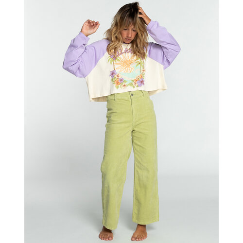 Billabong Gold Cord - Corduroy Broek met Wijde Pijpen voor Dames Billabong Gold Cord - Corduroy Broek met Wijde Pijpen voor Dames