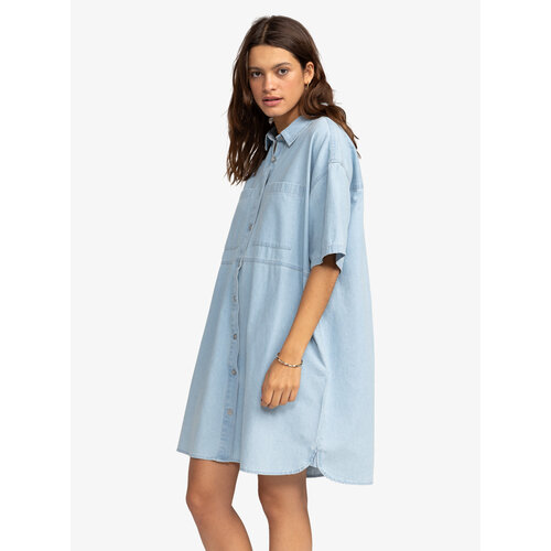 Roxy Pacific Night - Mini Denim Dress voor dames