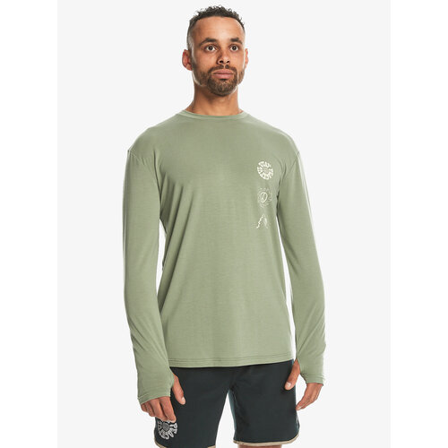 Quiksilver Coastal Run - T-shirt met Lange Mouwen voor Heren