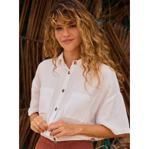 Roxy Coastal Palm - Shirt met korte mouwen voor dames