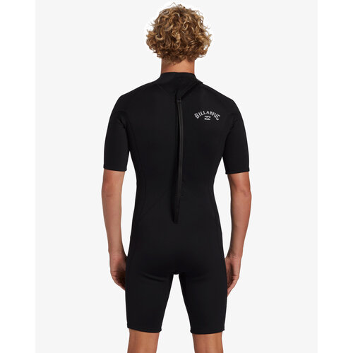 Billabong 2mm Foil - Springsuit met Korte Mouw en Achterrits voor Heren