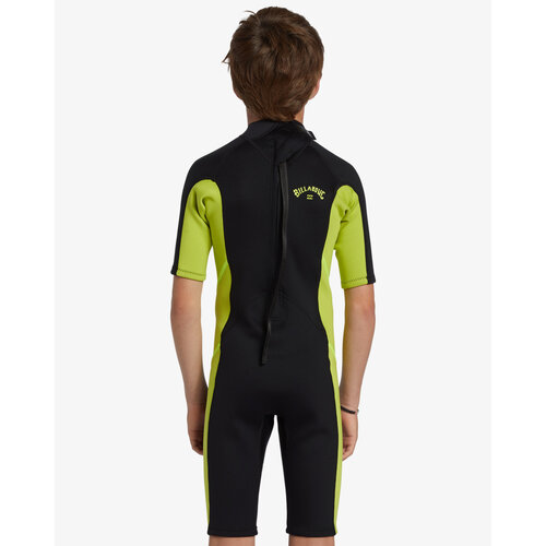 Billabong 2mm Foil - Springsuit met Korte Mouw en Achterrits voor Kinderen 4-16