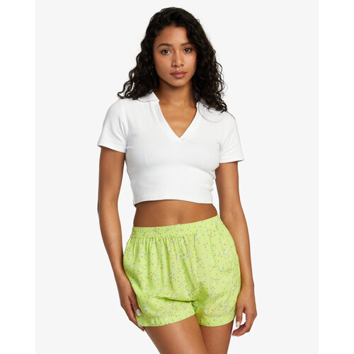 RVCA Sawyer Print - Elasticated Shorts voor dames