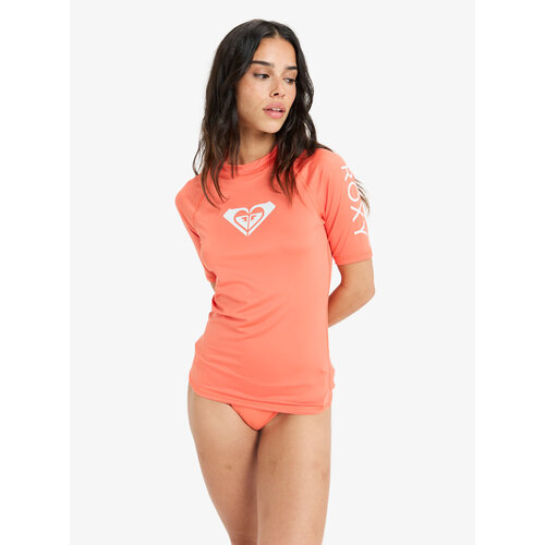 Roxy Whole Hearted - Rash Vest met Korte Mouwen en UPF 50 voor Dames Roxy Whole Hearted - Rash Vest met Korte Mouwen en UPF 50 voor Dames