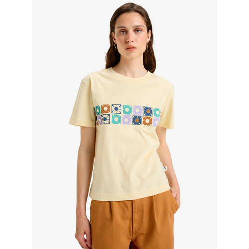Quiksilver Tilebloom - T-shirt met Zeefdruk met Korte mouw voor Dames Quiksilver Tilebloom - T-shirt met Zeefdruk met Korte mouw voor Dames