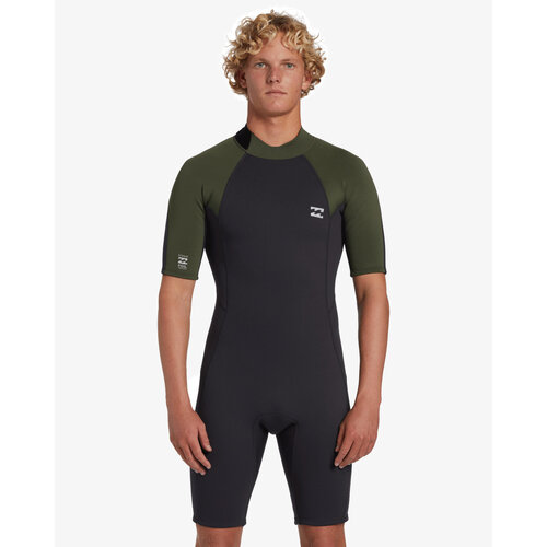 Billabong 2mm Foil - Springsuit met Korte Mouw en Achterrits voor Heren Billabong 2mm Foil - Springsuit met Korte Mouw en Achterrits voor Heren