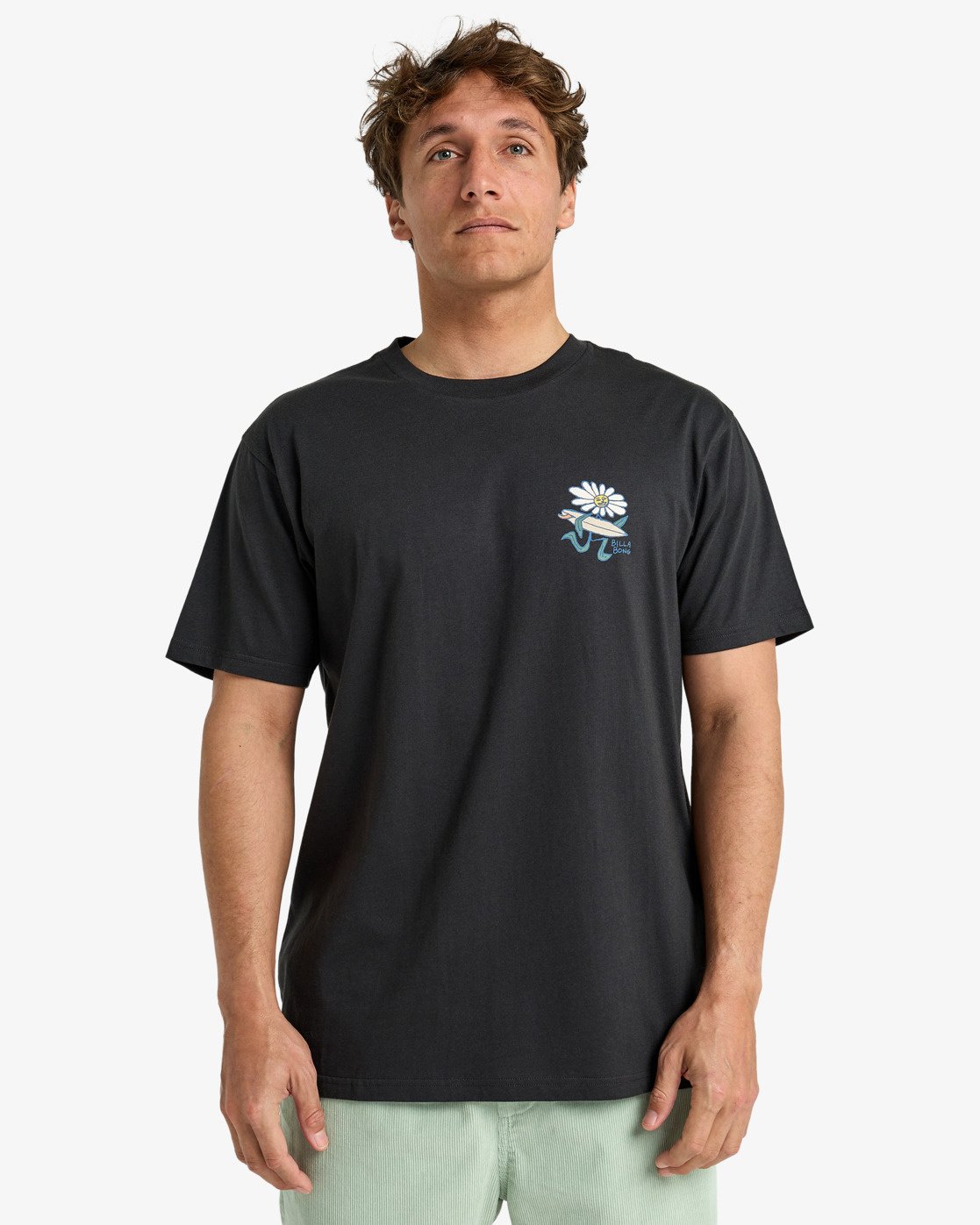 Zeefdruk T Shirt Billabong Add Water T-shirt Met Zeefdruk Met