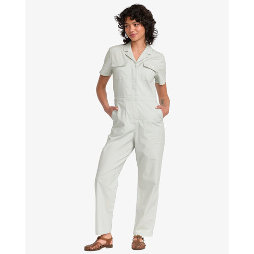 RVCA Recession - Jumpsuit voor dames met korte mouwen