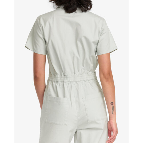 RVCA Recession - Jumpsuit voor dames met korte mouwen
