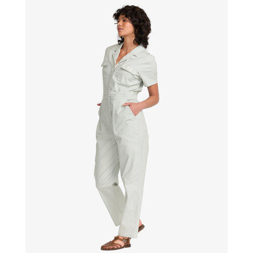 RVCA Recession - Jumpsuit voor dames met korte mouwen