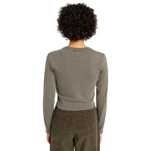 Element Icon Crop W - T-shirt met Lange Mouwen voor Dames