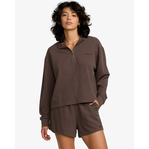 RVCA Glory Waffle - Half Zip Sweatshirt voor dames