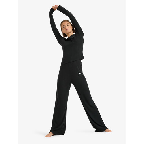 Roxy Rise & Vibe New Rib Wide Leg - Sportbroek voor Dames Roxy Rise & Vibe New Rib Wide Leg - Sportbroek voor Dames