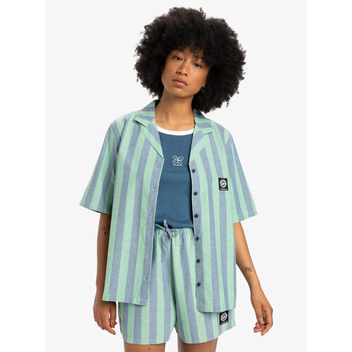 Quiksilver Dad - Overhemd met korte mouw voor Dames Quiksilver Dad - Overhemd met korte mouw voor Dames